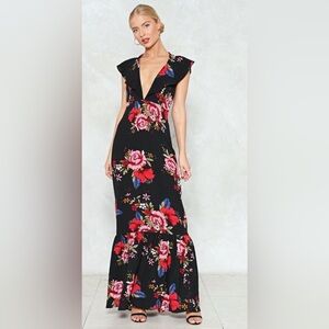 Nasty Gal Maxi Floral Collection Size 6